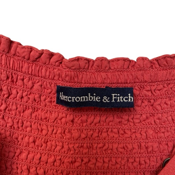 Abercrombie & Fitch Raspberry Sorbet Cropped Cami Sweetheart Neckline Size M - Picture 11 of 12